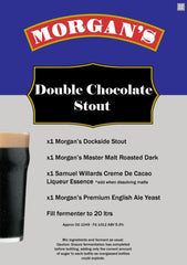 Morgan's Double Choc Stout Style Recipe Pack