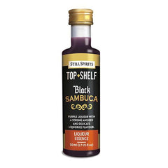 SS Top Shelf Black Sambuca 50ml 35106