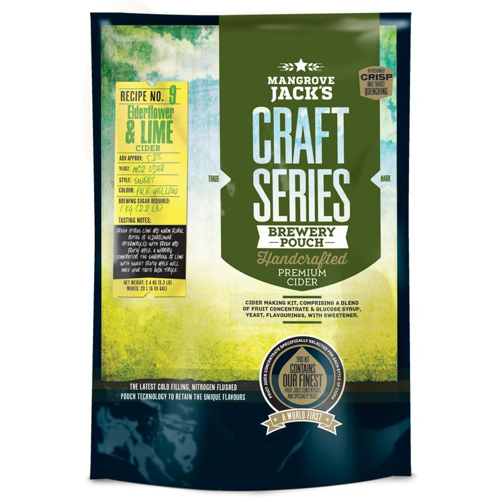 MJ Craft Series Elderflower & Lime Cider 2.4kg 10585