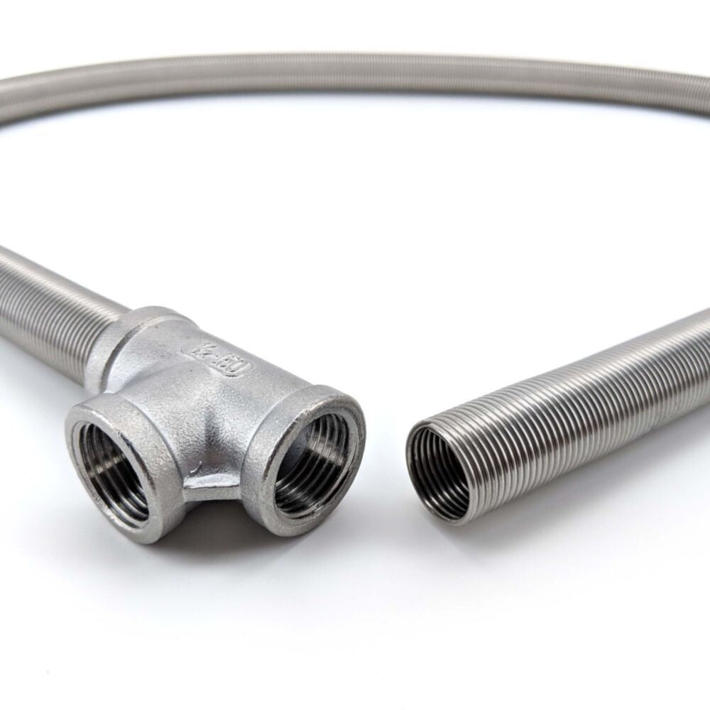 Helix Coil S/S 1m with Tee KL10764