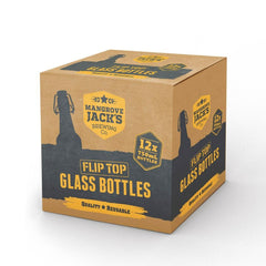 MJ Amber Flip Top Bottle 750ml x 12 55361