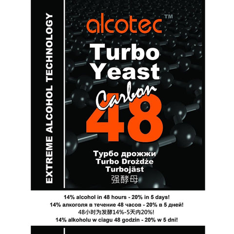 Alcotec 48 Carbon Turbo Yeast