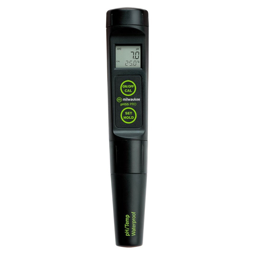 Milwaukee PH55 PRO Waterproof pH & Temperature Tester with ATC & Replaceable Probe
