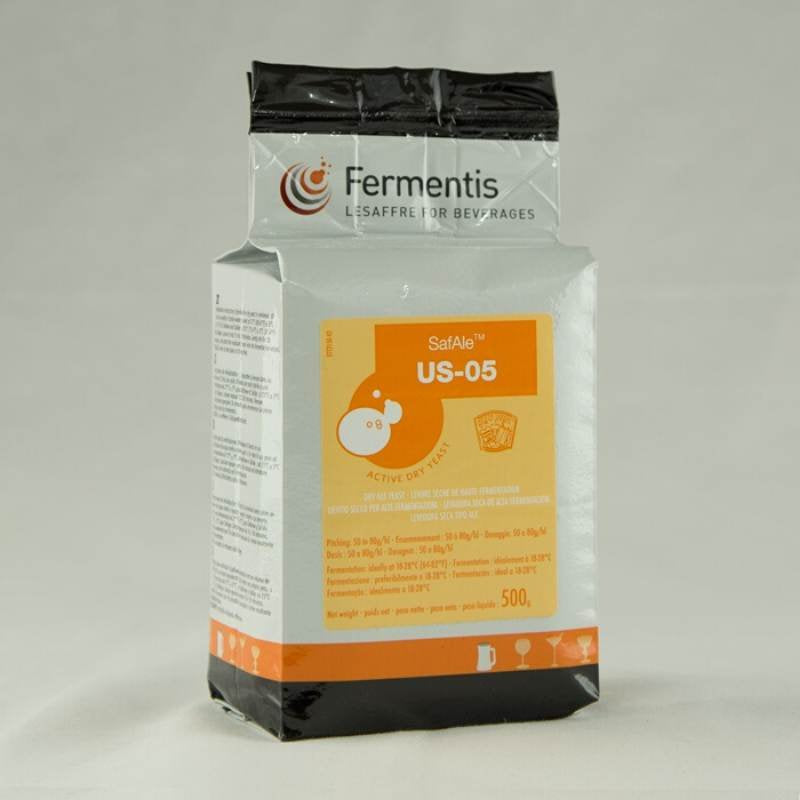 Safale US-05 Yeast 500g brick