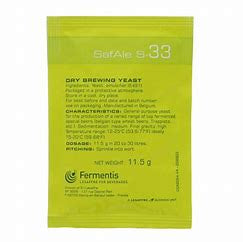 Safbrew S-33 Yeast 11.5g 40723
