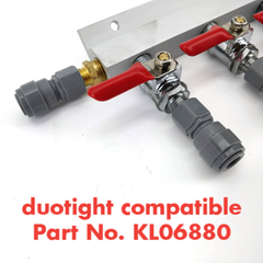 Manifold (1/4" thread, Duotight) 4 Way KL02622