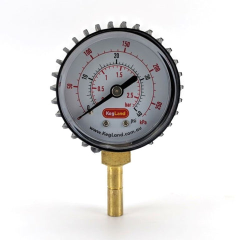 Pressure Gauge Push In 8mm-5/16 40psi KL07696