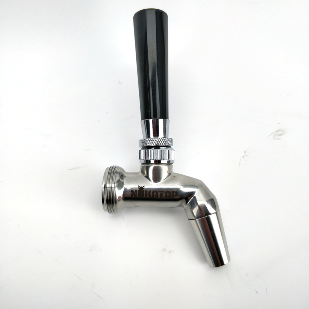 Nukatap Black Plastic Tap Handle - Long Slender Type KL01359