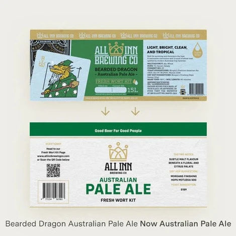 Bearded Dragon Aussie  Pale Ale  WORT KIT