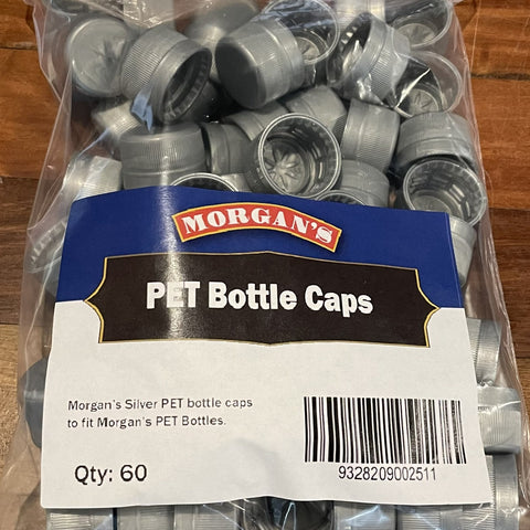 Morgan's PET Bottle Caps (Bag of 60)