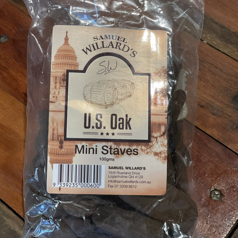 Samuel Willards Soakers U.S Oak Mini Staves 100g