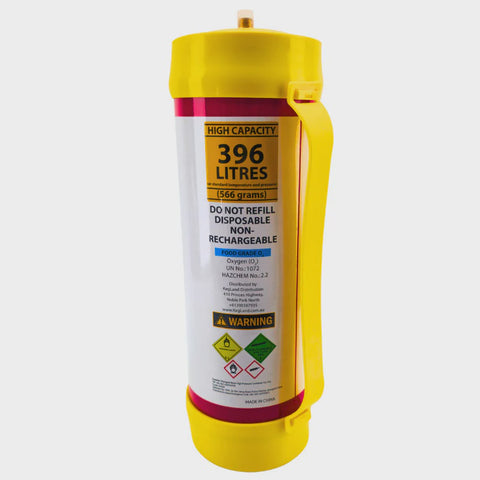 3.3L Oxygen Disposable Gas Cylinder (O2) KL25324