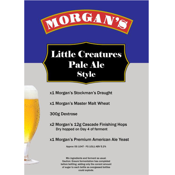 Morgan's Recipe Pack Little Creatures Pale Ale Style