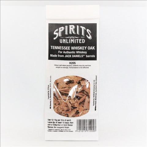 Spirits Unlimited Tennessee Whiskey Oak 100g