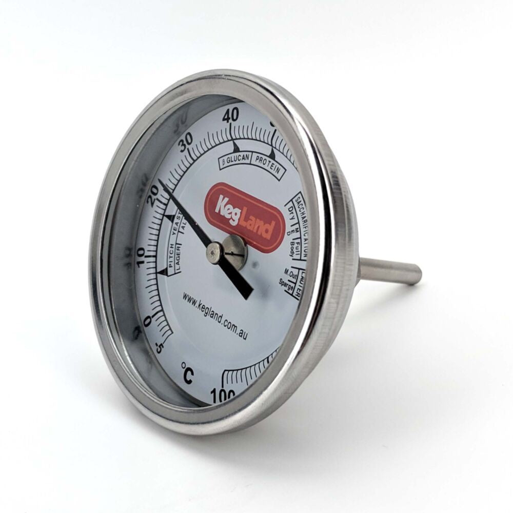 Thermometer BI-Metal 3" Dial Short Kl01922