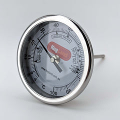 Thermometer BI-Metal 3" Dial 132mm Long Stem KL01915