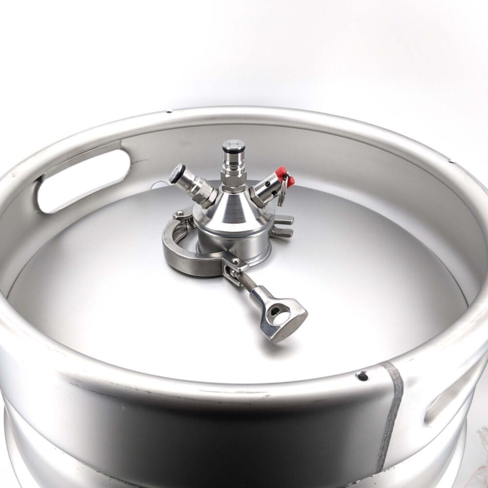 Ball Lock Tapping Head to 2inch Tri-Clover KL10610