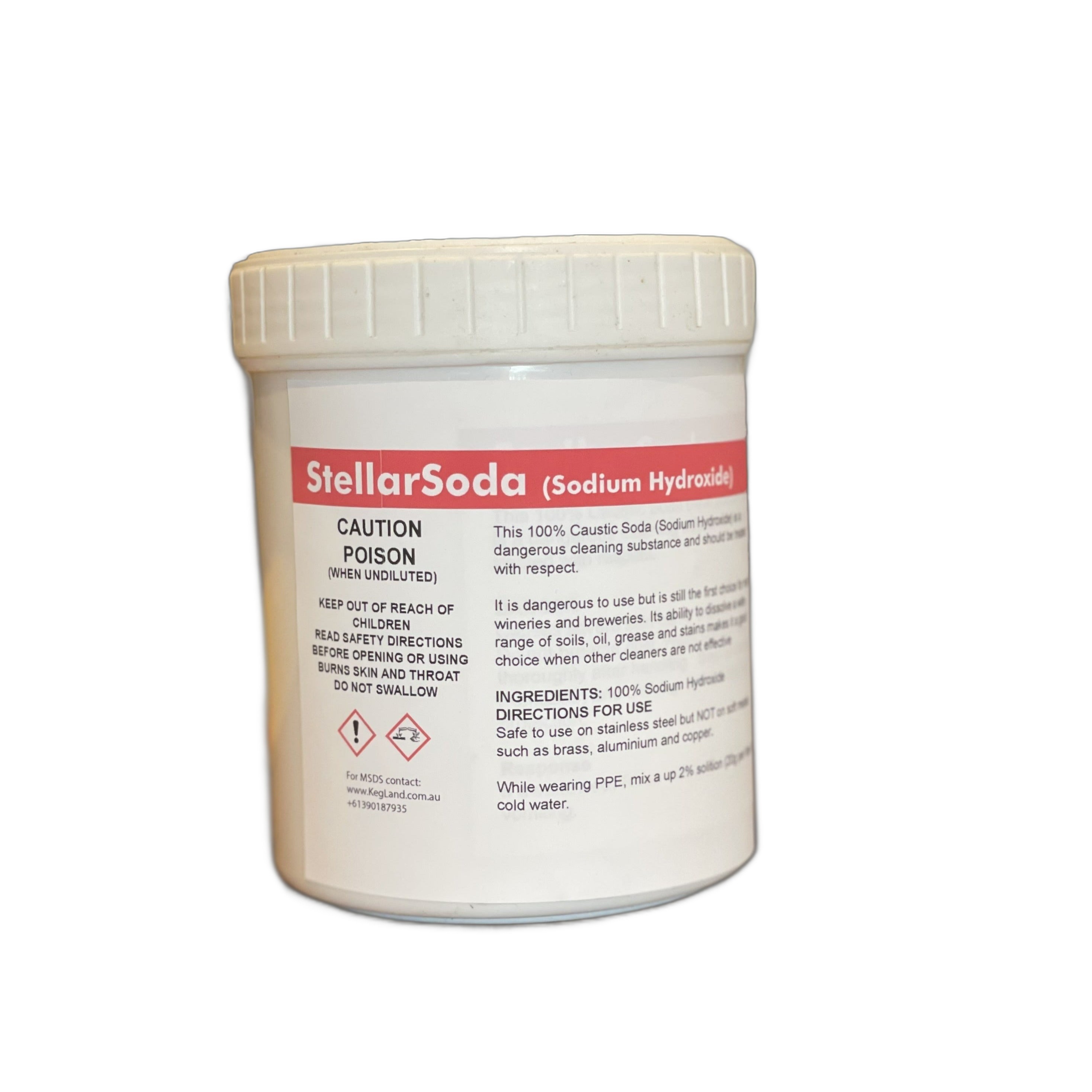 StellaSoda Caustic Soda 1kg Sodium Hydroxide