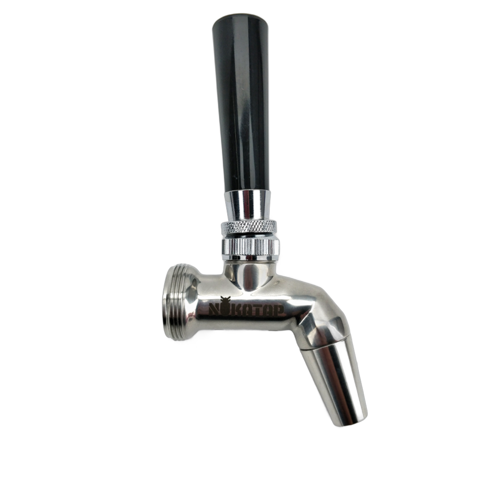 Nukatap Black Plastic Tap Handle - Long Slender Type KL01359