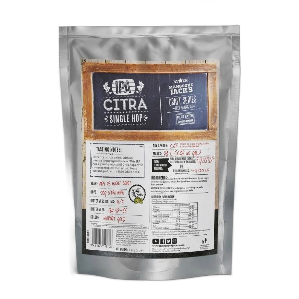 MJ Single Hop IPA (Citra) 10849