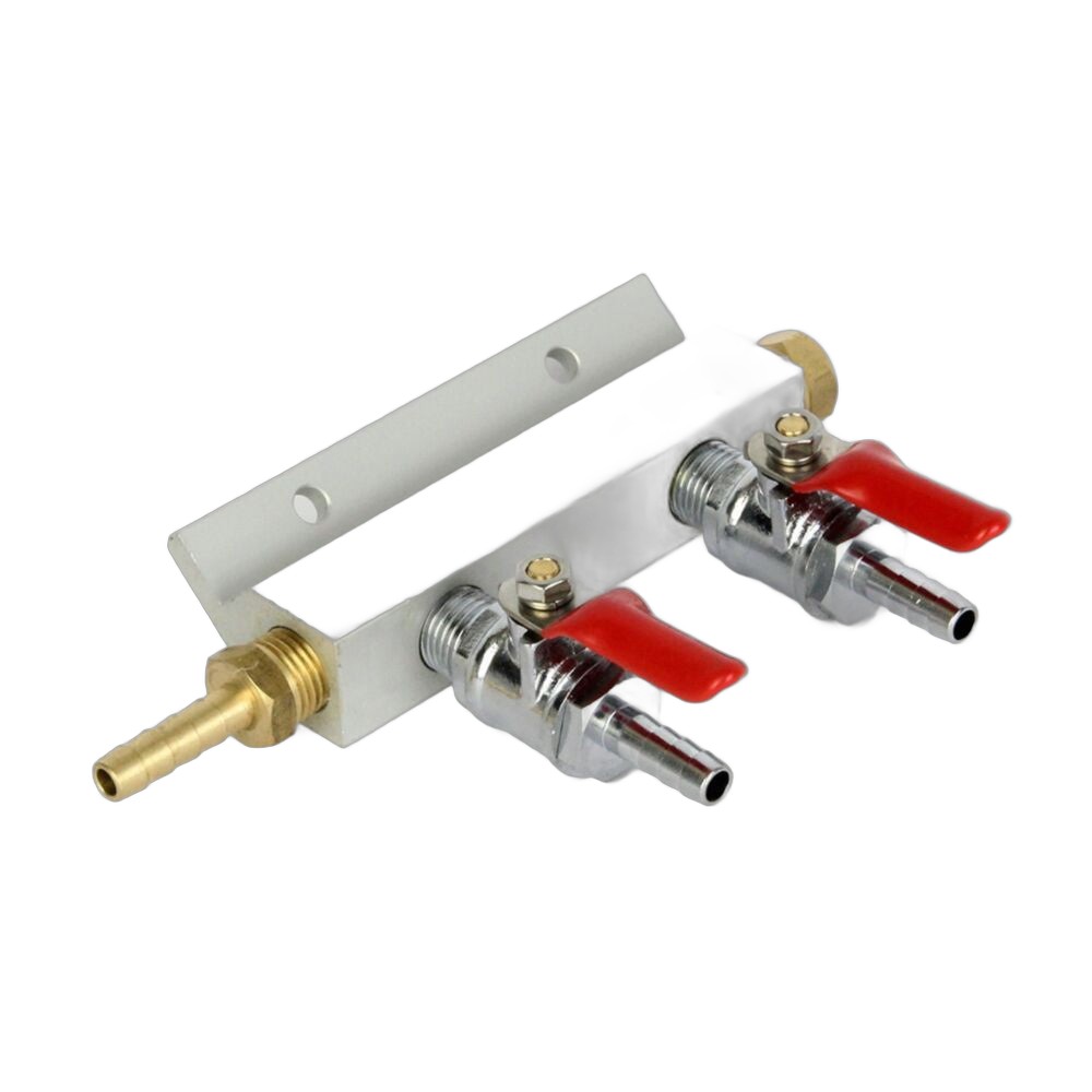 Manifold Splitter (1/4inch thread, 6mm Barb) 2 Way KL02554