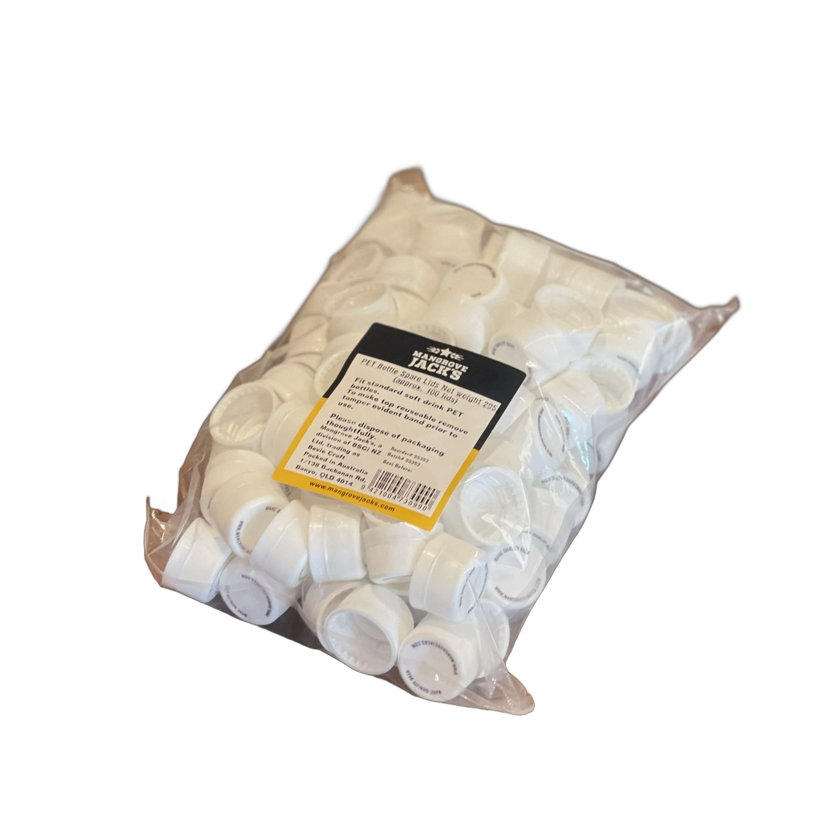 MJ PET Bottle Spare Lids 55353